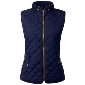 Active USA Quilted Navy Lightweight Vest